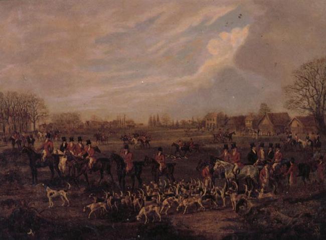  The Essex Hunt,1831 A set of Four Paintings